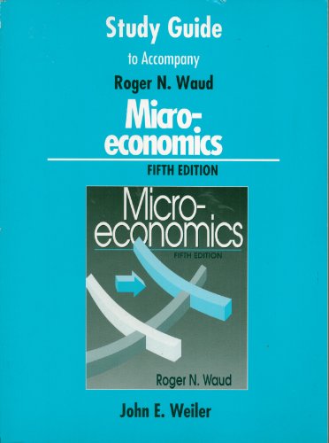 Microeconomics : Study Guide 5th 9780065005394 Front Cover