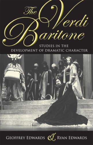Verdi Baritone Studies in the Development of Dramatic Character  2008 9780253220394 Front Cover