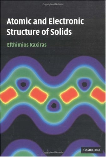 Atomic and Electronic Structure of Solids   2002 9780521523394 Front Cover