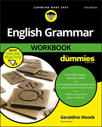 English Grammar Workbook for Dummies with Online Practice  3rd 2018 9781119455394 Front Cover