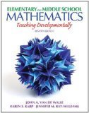 Elementary and Middle School Mathematics Teaching Developmentally with Field Experience Guide 8th 2013 9780132894395 Front Cover