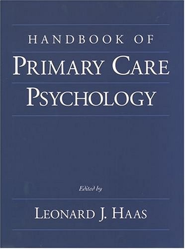 Handbook of Primary Care Psychology   2004 9780195149395 Front Cover