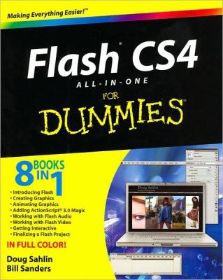 Flash Cs4 All-In-One for Dummies   2009 9780470385395 Front Cover
