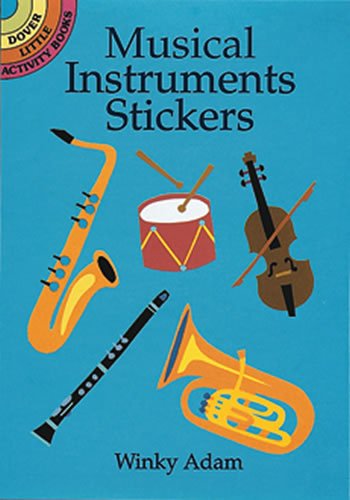 Musical Instruments Stickers  N/A 9780486407395 Front Cover