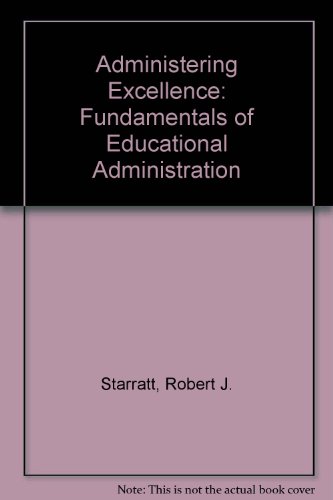Transforming Educational Administration Meaning, Community and Excellence  1996 9780070612396 Front Cover