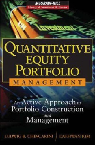 Quantitative Equity Portfolio Management An Active Approach to Portfolio Construction and Management  2007 9780071459396 Front Cover