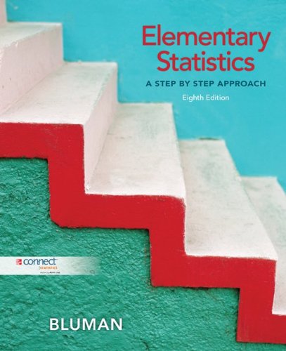 Elementary Statistics A Step by Step Approach 8th 2012 9780077460396 Front Cover