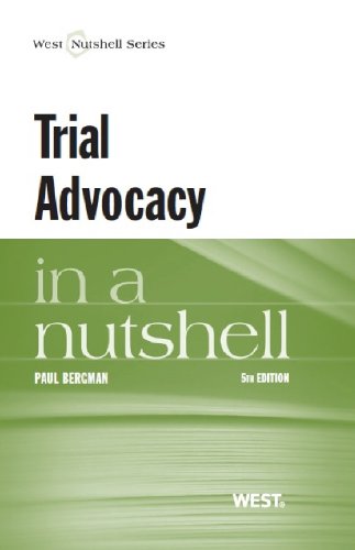 Trial Advocacy  5th 2013 (Revised) 9780314284396 Front Cover