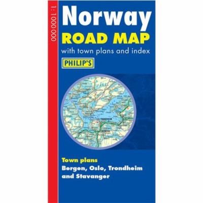Norway Road Map (Philip's Road Atlases & Maps) N/A 9780540087396 Front Cover