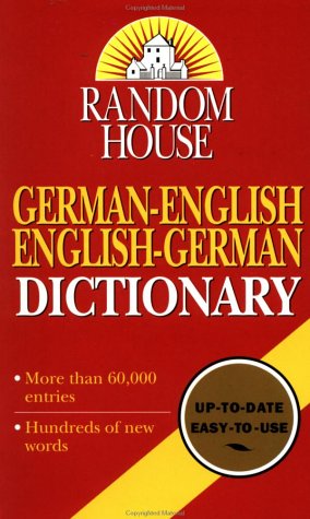 Random House German-English English-German Dictionary Second Edition 2nd 9780345414397 Front Cover