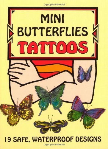 Mini Butterflies Tattoos  N/A 9780486403397 Front Cover