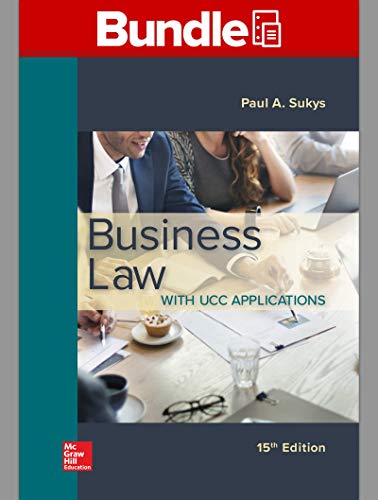 BUSINESS LAW W/UCC APPL.(LL)-W/CONNECT  N/A 9781260707397 Front Cover