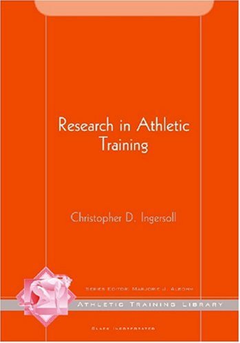 Research in Athletic Training   2001 9781556424397 Front Cover