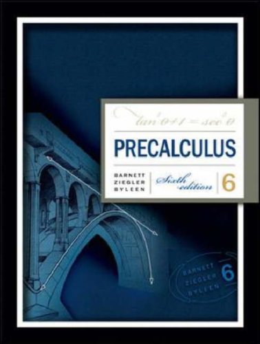 Precalculus Functions and Graphs 6th 2008 (Revised) 9780072867398 Front Cover