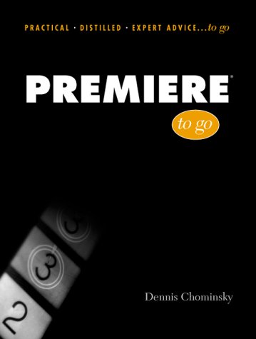 Premiere to Go   2001 9780130277398 Front Cover