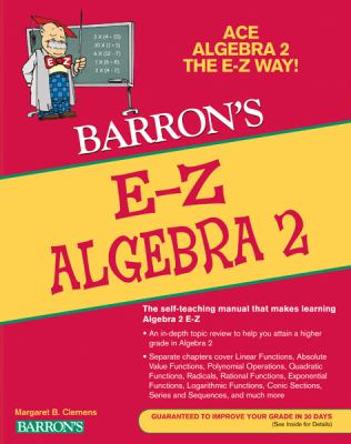 E-Z Algebra 2   2012 9781438000398 Front Cover