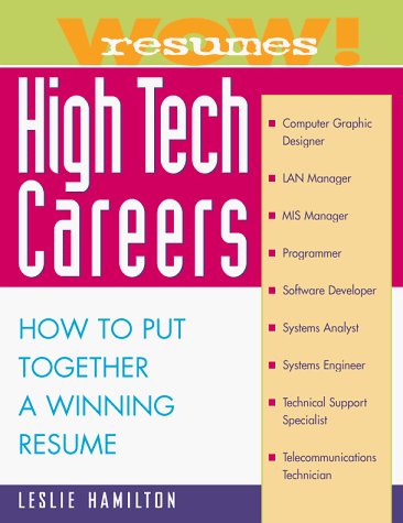 Wow! Resumes for High Tech Careers   1999 9780070260399 Front Cover