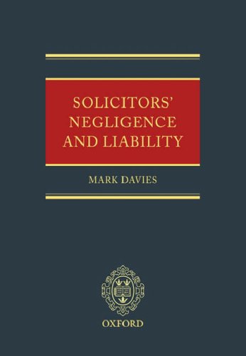 Solicitors' Negligence and Liability  2nd 2008 9780199284399 Front Cover