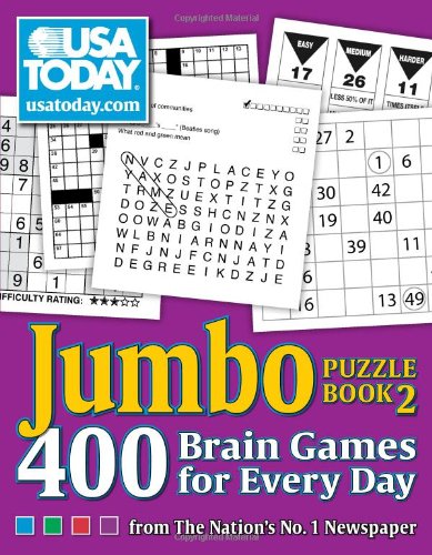 USA TODAY Jumbo Puzzle Book 2 400 Brain Games for Every Day  2009 9780740785399 Front Cover