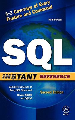 SQL Instant Reference  2nd 2000 (Revised) 9780782125399 Front Cover