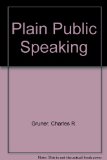 Plain Public Speaking N/A 9780023483400 Front Cover