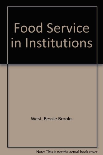 Foodservice Institutions 6th 1988 9780024259400 Front Cover