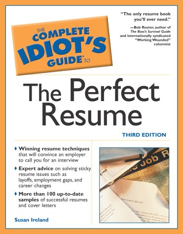 Perfect Resume  3rd 2003 9780028644400 Front Cover