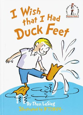 I Wish That I Had Duck Feet   1993 9780394800400 Front Cover
