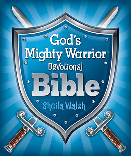 God's Mighty Warrior Devotional Bible   2012 9781400320400 Front Cover