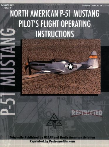 P51 Mustang Pilots Flight Manual  N/A 9781411690400 Front Cover