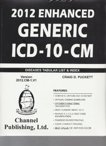 2012 Enhanced Generic ICD-10-CM  N/A 9781933053400 Front Cover
