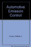 Automotive Emission Control 2nd 9780070146402 Front Cover