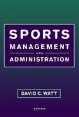 Sports Management and Administration   1998 9780419196402 Front Cover