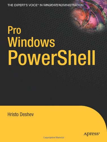 Pro Windows PowerShell   2008 9781590599402 Front Cover