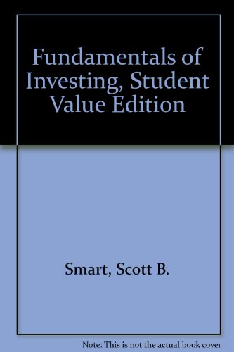Fundamentals of Investing: Student Value Edition  2012 9780133075403 Front Cover