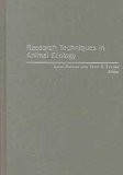 Research Techniques in Animal Ecology Controversies and Consequences 2nd 2000 9780231113403 Front Cover