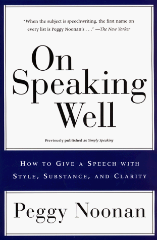 On Speaking Well   1999 9780060987404 Front Cover
