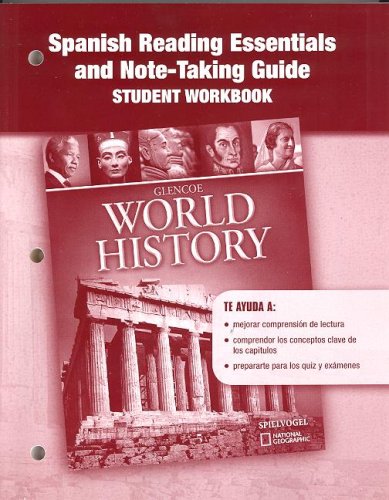 World History Spanish Reading Essentials and Note-Taking Guide  2008 9780078782404 Front Cover