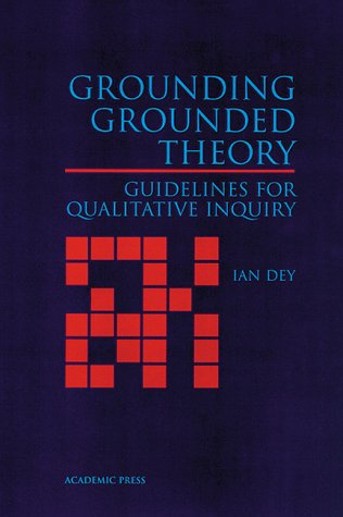 Grounding Grounded Theory Guidelines for Qualitative Inquiry N/A 9780122146404 Front Cover