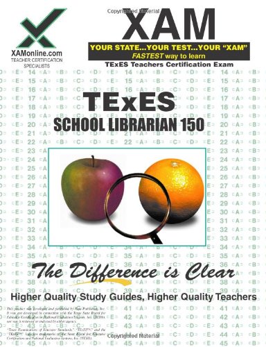 TExES School Librarian 150 Teacher Certification Test Prep Study Guide  N/A 9781581979404 Front Cover