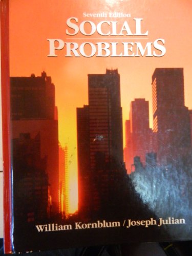 Social Problems  7th 1992 9780138162405 Front Cover