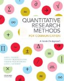 Quantitative Research Methods for Communication  3rd 2016 9780190456405 Front Cover