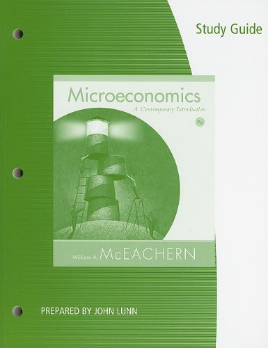 Microeconomics  9th 2012 (Guide (Pupil's)) 9781111222406 Front Cover