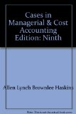 Cases in Managerial and Cost Accounting  N/A 9781934319406 Front Cover