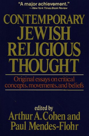 Contemporary Jewish Religious Thought   1988 9780029060407 Front Cover