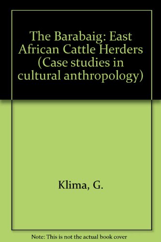 Barabaig : East African Cattle Herders  1970 9780030781407 Front Cover