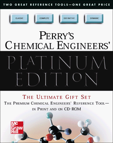 Perry's Chemical Engineers' Platinum Edition  7th 1999 9780071355407 Front Cover