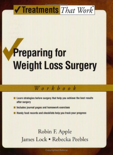 Preparing for Weight Loss Surgery   2006 (Workbook) 9780195189407 Front Cover