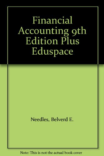 Financial Accounting 9th Edition Plus Eduspace  9th 2007 9780618798407 Front Cover