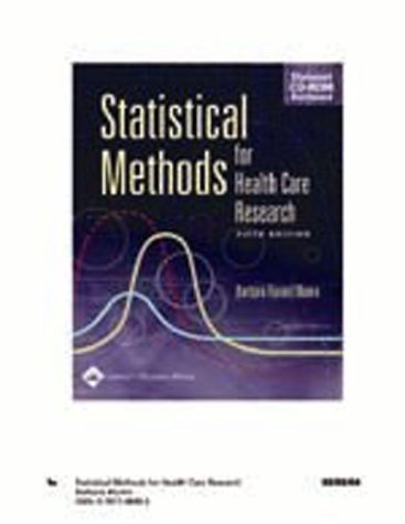 Statistical Methods for Health Care Research  5th 2005 (Revised) 9780781748407 Front Cover